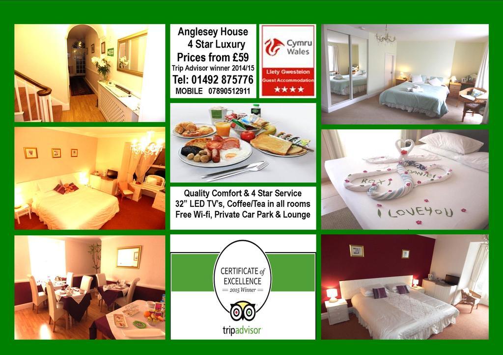 Anglesey House Bed & Breakfast ลันดิดโน ภายนอก รูปภาพ